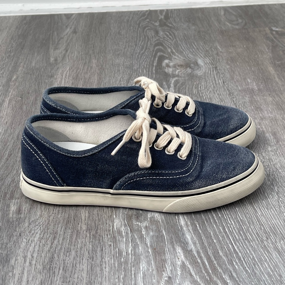 RE/DONE 70s Denim Canvas Low Top Skate Sneaker Size 38 (US 8)